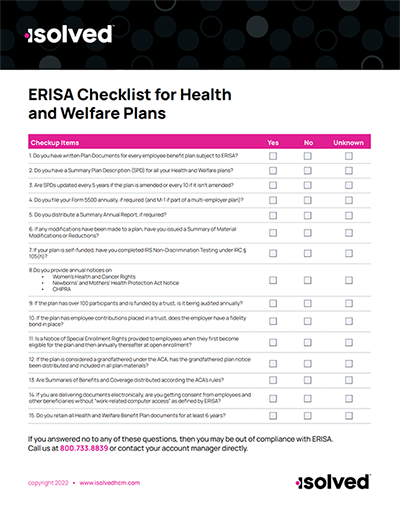 isolved-2022-erisa-checklist
