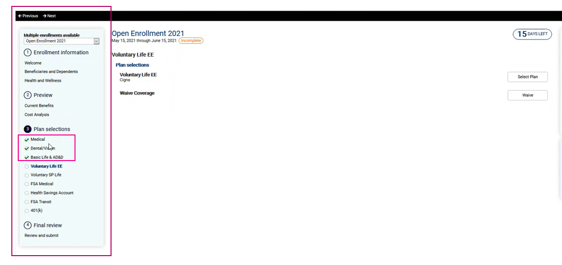Auto Selecting Plans Image